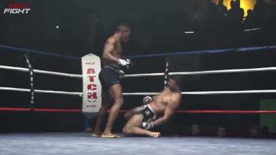 Wicked left hook.
