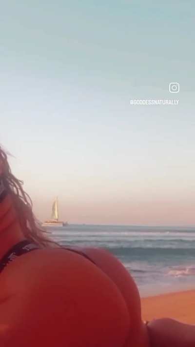 Flexing on Beach 10