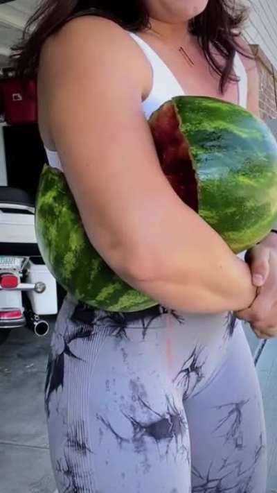 More than one way to open a watermelon.