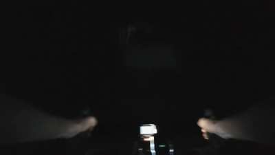 Bizarre (sleepwaker?) encounter in the middle of the forest at night.