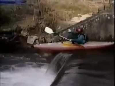 To go downriver