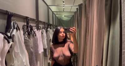 Black sheer top 