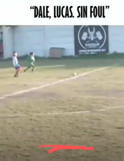 Era sin foul Lucas 🤦