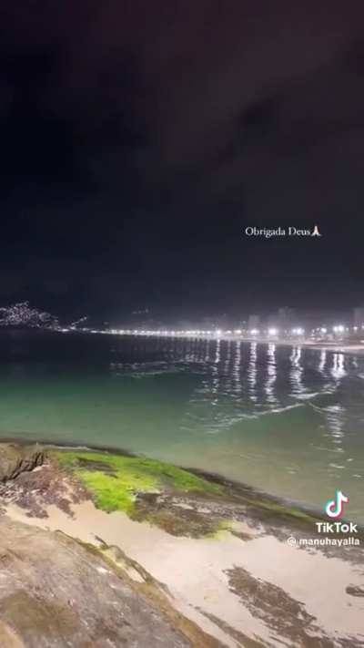 Into the ocean