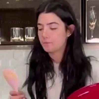 Licking all the cream 