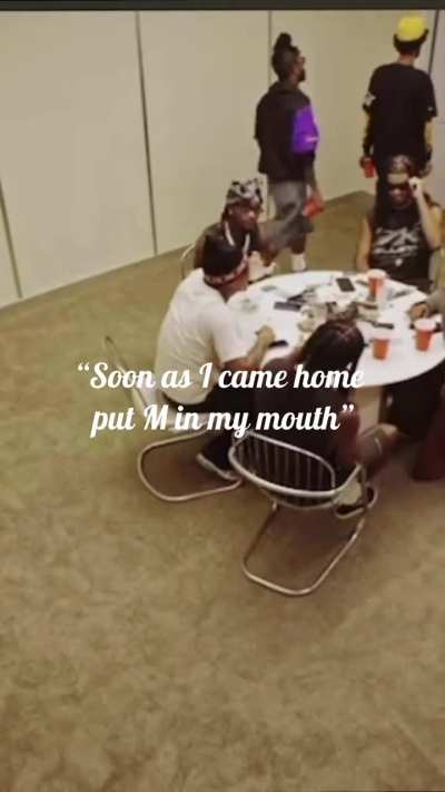 &ldquo;YFN Lucci says: &lsquo;Soon as I came home, put a million in my mouth&rsquo; &ndash; thoughts?&rdquo;