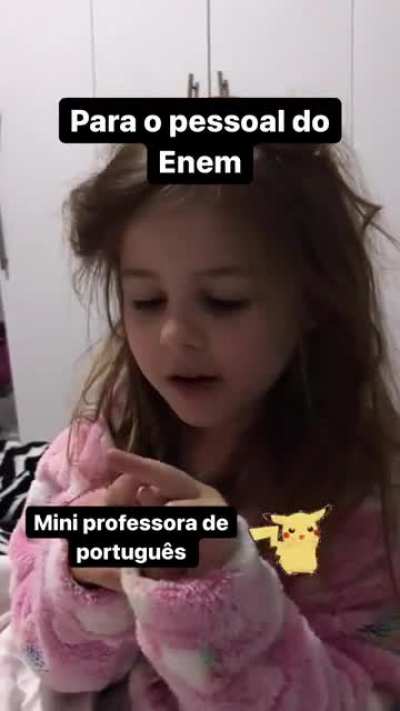 Presente professora!