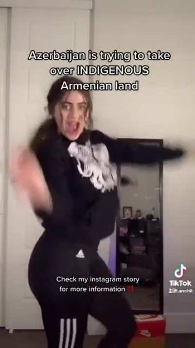 Reminded me of that Armenian girl who posted a video of her twerking with the captions "recognize the genocide"