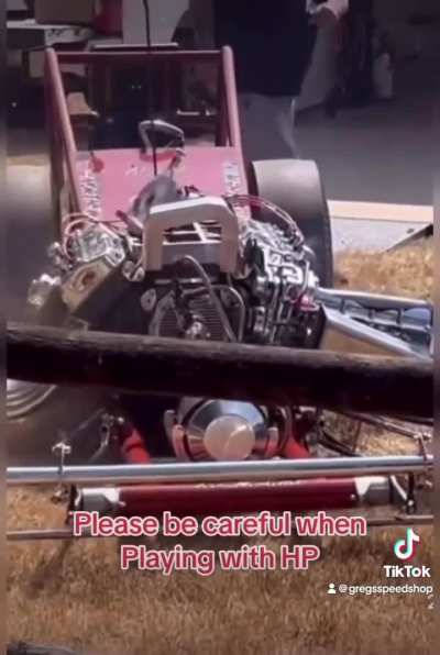 Engine explodes in man&rsquo;s face.