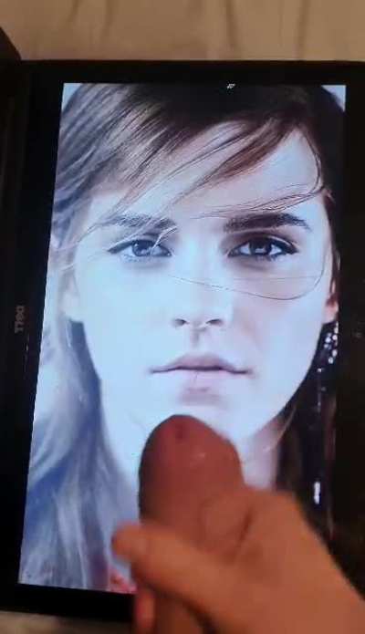 Emma Watson week - day 7 - tribute 1 - another bud jerkin his big hard cock and a hot cum tribute 4 Emma Watson - If u want 2 b fed celebs and porn and show off jerkin over them on a second screen - public or private sessions - add hertsgirls on k1k