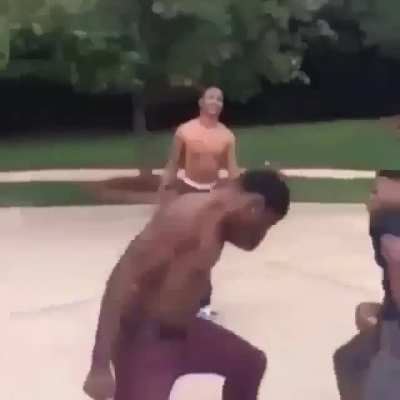 Dude gets slumped