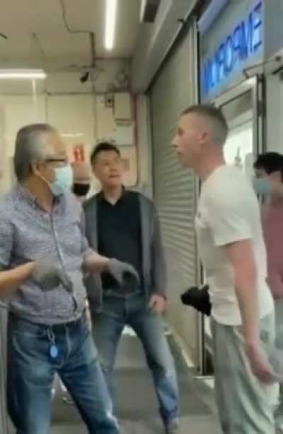 To threaten and fight the store owner