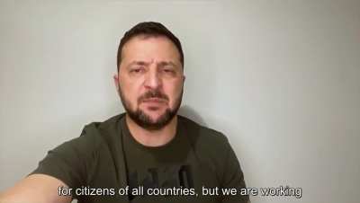 "Everyone has to do their part in defense to prevent Russian terror from stopping Ukraine this winter." - President Zelenskyy's address, 15th October 2023