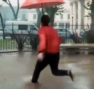 Careful, don't get wet