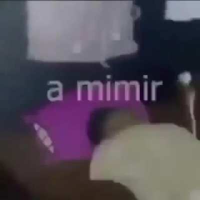 He went to sleep