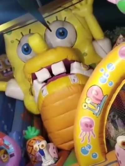 What the sponge doin