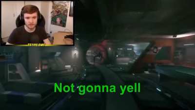 “Not gonna yell, not gonna scream”