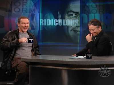 Norm talks to Jon Stewart about The Crocodile Hunter's (Steve Irwin) death, Joe Camel cigarettes, and then Canadian foreign minister Peter Mackay [HQ]
