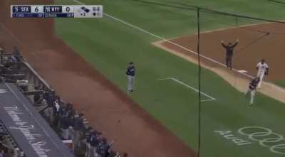 Josh Donaldson can&rsquo;t make the throw, and then makes the wrong one