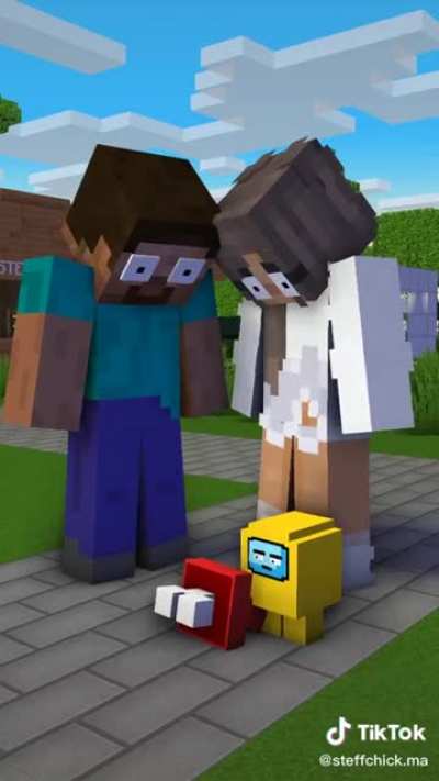 MINECRAFT TIKTOK!!! OMG... AMONGGUS?