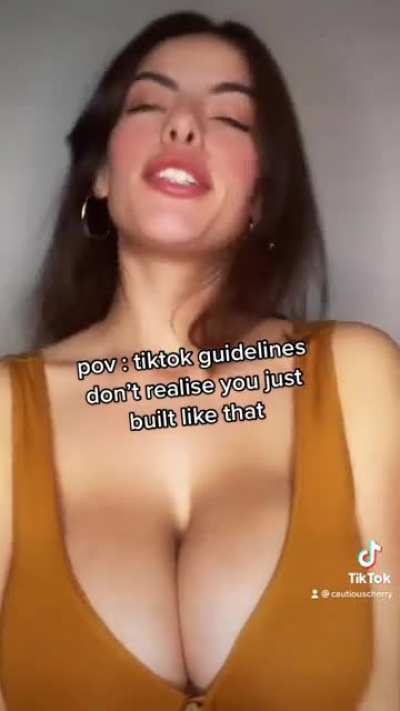 @cautiouscherry on tiktok look at her big 🍈🍈