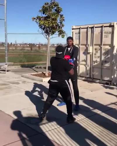 Gotta love a friendly sparring session
