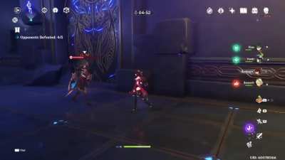 Beidou: Hit me! Agent: no lol