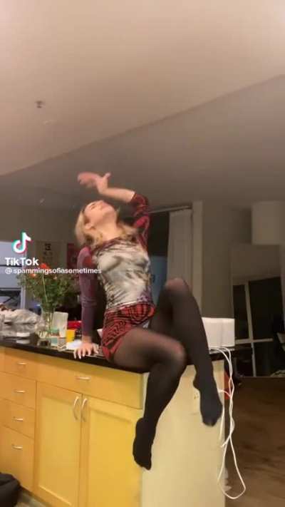Deleted tiktok in nylons