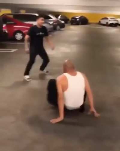 Lets act tough and take on a mma fighter