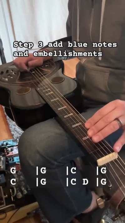 Not sure how many Dobro players we got but I made a handy dandy lesson on how to make an arrangement.