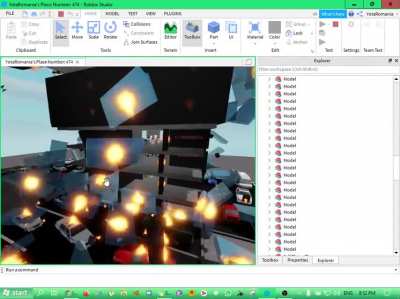 Did I tell you I like to create complete destruction in roblox studio when I'm bored?