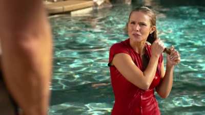 "You want the $50 'fuck a lifeguard' service. Sure, we're all out of condoms though so you'll have to stick it in my backdoor instead" - Kristen Bell