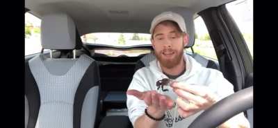 Man why are you eating a tarantula