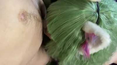 Sucking cock makes me a happy girl