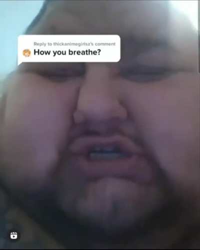 Breathing.