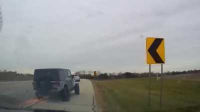 The jeep did pretty good...