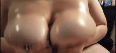 My huge tits made him cum so hard, some even hit my face. Your turn! 🙊💦🫦