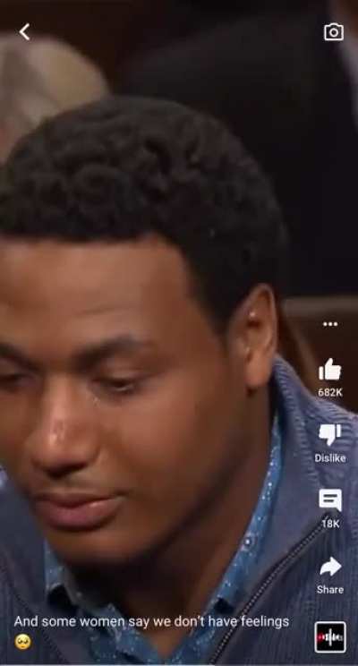 Man finds out the baby isn&rsquo;t his and is heartbroken and in tears while trying to hold it in :(