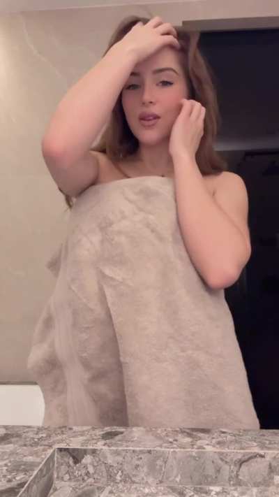 oops i dropped the towel