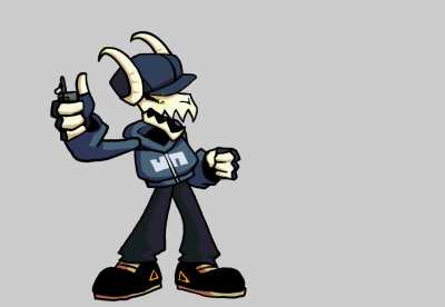 Here's my first draft for Tabi's cutscene animation. They wanted him to look "more mad" than this.