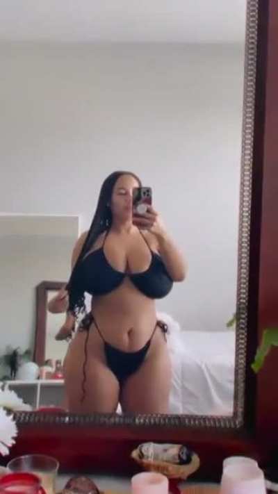 Mirror bikini check