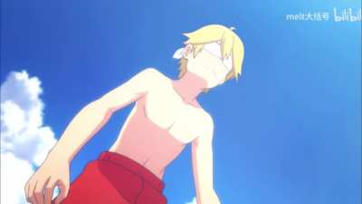 Aether Playing on Beach with Raiden Shogun &amp;amp; Others (Animation)