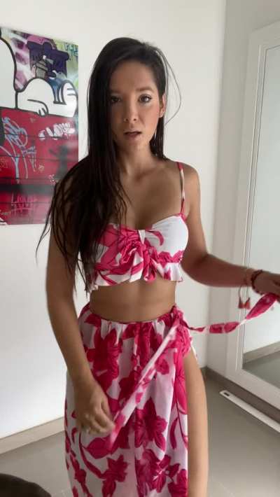 Your dick looks cold, want to warm it up inside me?