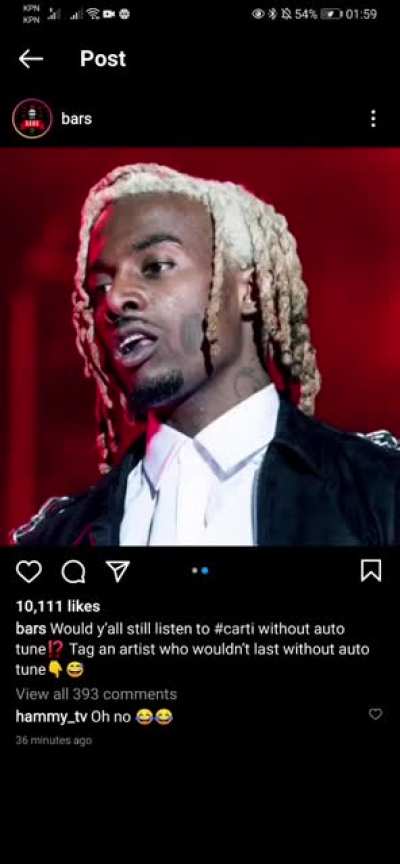 Playboi carti raw vocals