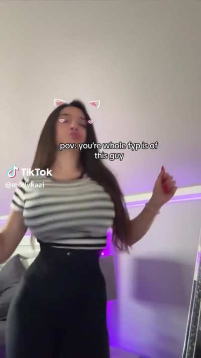 TikTok Titties in Stripes 🤤