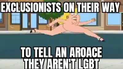 Fuck exclusionists all my homies think aroaces are valid