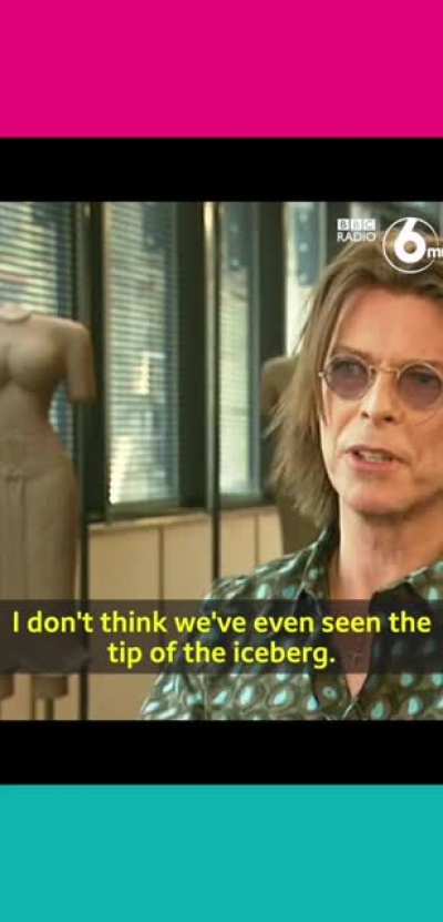 David Bowie explains the significance and potential of the internet in a 1999 interview.