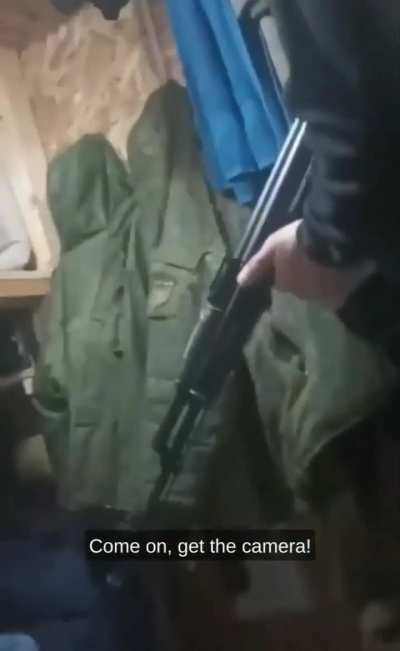Russian soldier shoots his own comrade