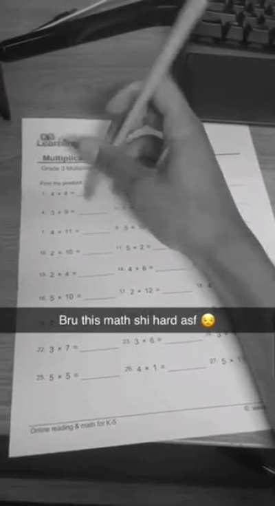 Maths too hard for me