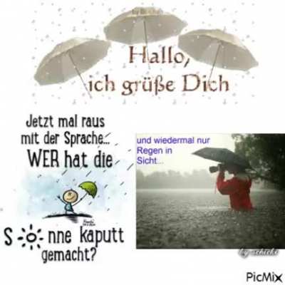 Immer dieser schei&szlig; regen😂😂🤣🤣 den haben bestimmt diese ganzen fl&uuml;chtlinge und nafris in mein sch&ouml;nes Deutschland gebracht😡🤢😡😡😡😡😡😡😡 DANKE MERKEL!!!!😡😡🤢🤢